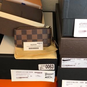 Authentic louis vuitton key holder pouch